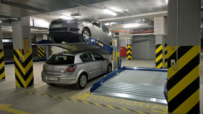 Gdy brakuje miejsca w garażu - platformy parkingowe